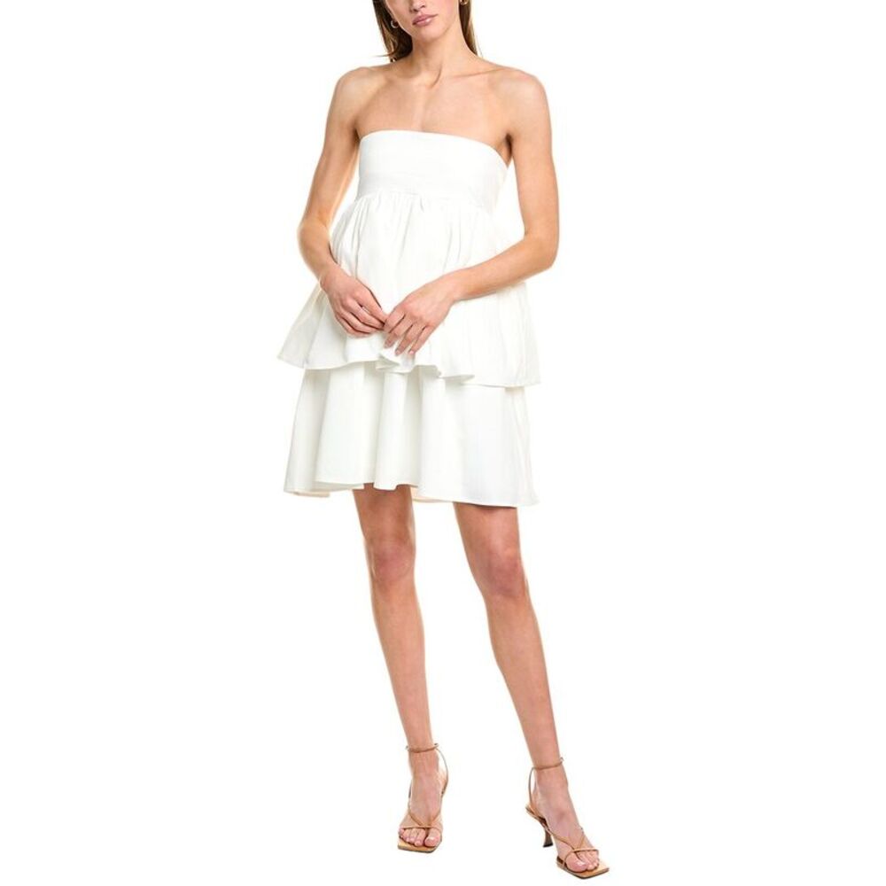 Lyra & Co Womens  Mini Dress, White
